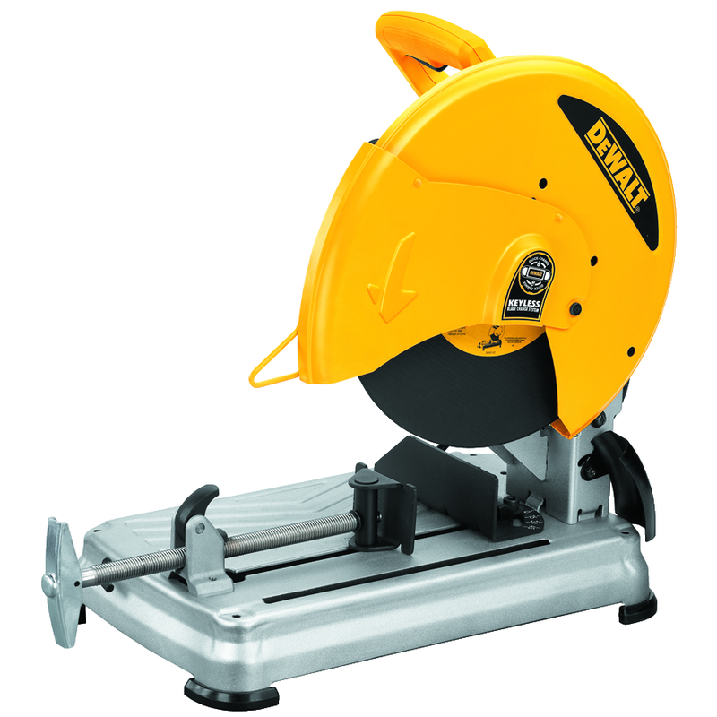 DeWALT PD20D28715 14"-15 Amp-5.5 hp-5" Round or 4 1/2" x 6 1/2" Rectangle Cutting Capacity - Abrasive Chop Saw with Quick Change Blade Change System