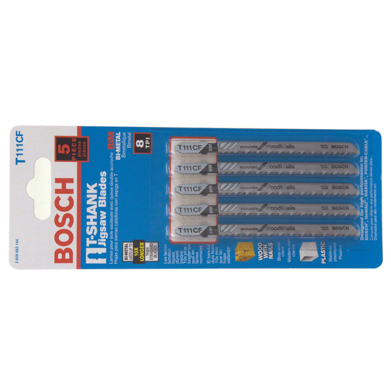 Bosch PD80T101A 4" - HSS - T-Shank Jigsaw Blade