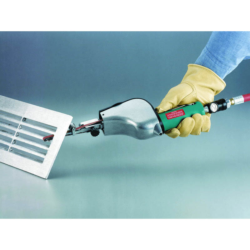 Dynabrade PF3014000 Dynafile Abrasive Belt Tool .5 hp, Straight-Line, 20,000 RPM, Front Exhaust, for 1/8"-1/2" W x 24" L (3-13 mm x 610 mm) Belts