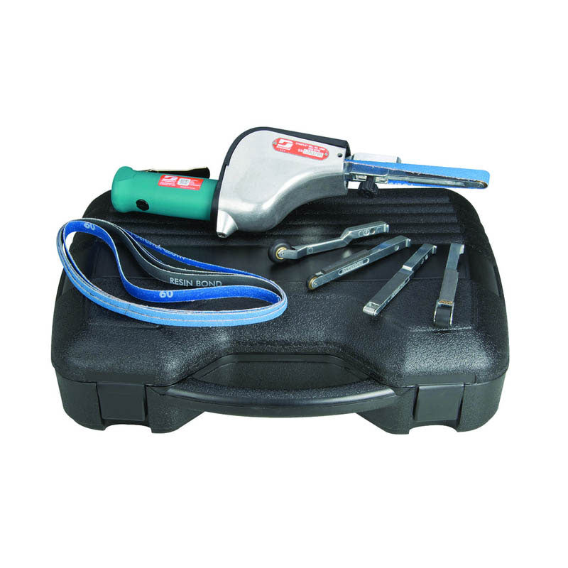 Dynabrade PF3014010 Dynafile Abrasive Belt Tool Versatility Kit .5 hp, Straight-Line, 20,000 RPM, Front Exhaust, for 1/8"-1/2" W x 24" L (3-13 mm x 610 mm) Belts