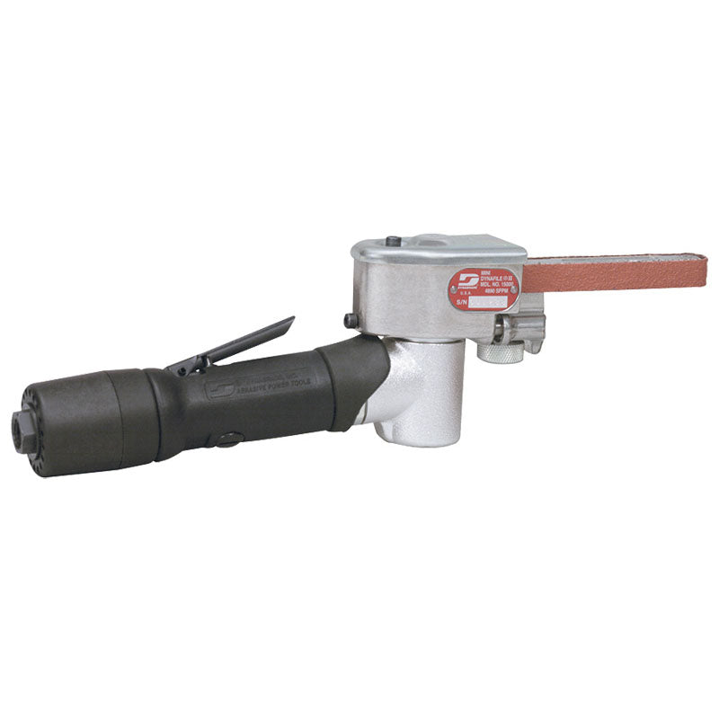 Dynabrade PF3015003 Mini-Dynafile II Abrasive Belt Tool .4 hp, 7 Degree Offset, 25,000 RPM, Rear Exhaust, for 1/8"-1/2" W x 12" L (3-13 mm x 305 mm) Belts
