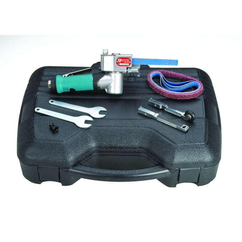 Dynabrade PF3015006 Mini-Dynafile II Abrasive Belt Tool Versatility Kit .4 hp, 7 Degree Offset, 25,000 RPM, Rear Exhaust, for 1/8"-1/2" W x 12" L (3-13 mm x 305 mm) Belts
