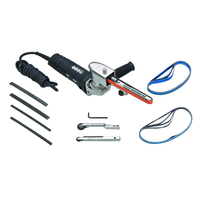 Dynabrade PF3040501 Electric Dynafile II Abrasive Belt Tool Versatility Kit 11,000 RPM, 120 V (AC), 7 Amp, 60 Hz, for 1/8"-3/4" W x 18-34" L (3-19 mm x 457-864 mm) Belts