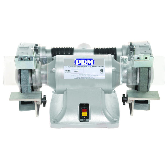 PRM PR736 Industrial Bench Grinder - 6"; 1/3HP 115/230V 1PH, CSA Approved