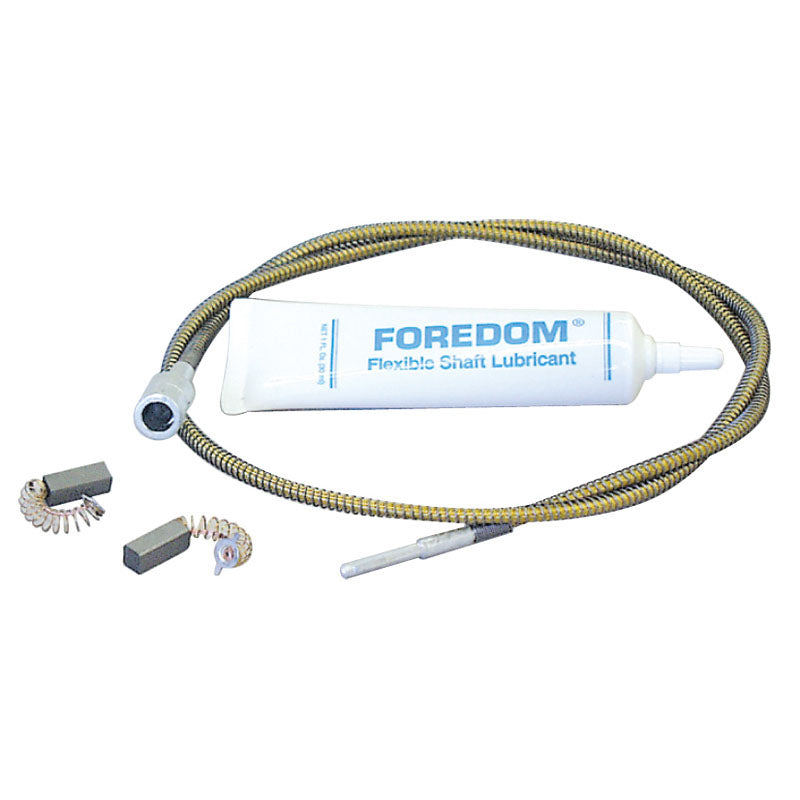 Foredom RM30MK9 Model MK9 - Contains: Motor Brushes, Flex Shaft, Motor Oil, Grease; For: Ball Bearing Motors, CC, DD, MM - Maintenance Kit for Flex Shaft Grindder