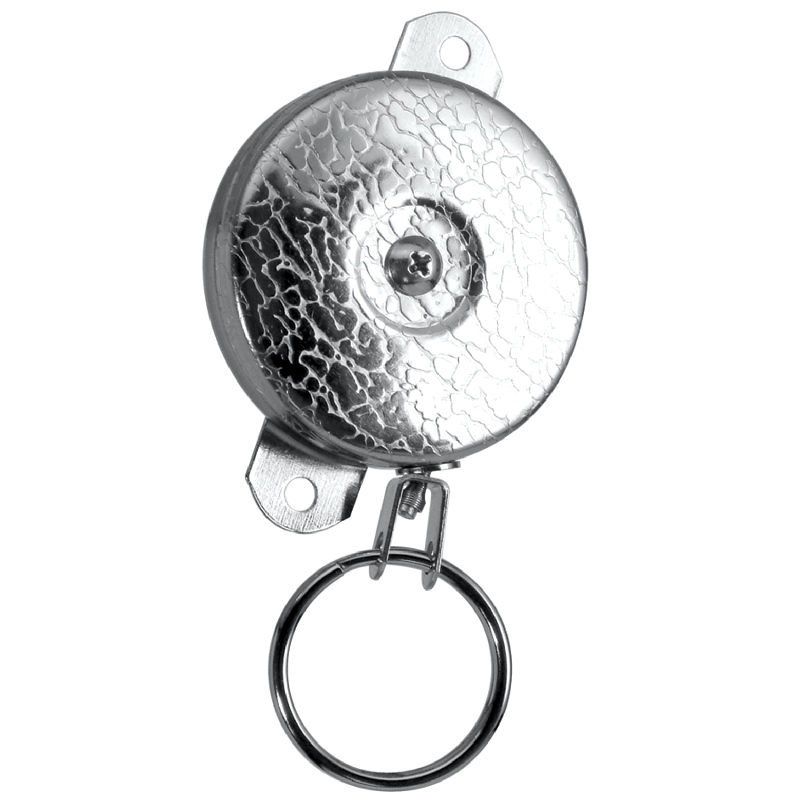 Key-Bak RP650487022 Model: 487LS-HD-48" Stainless Steel Chain Tool Reel with Bracket Mount, Large Swivel - Large Yoke Attachment