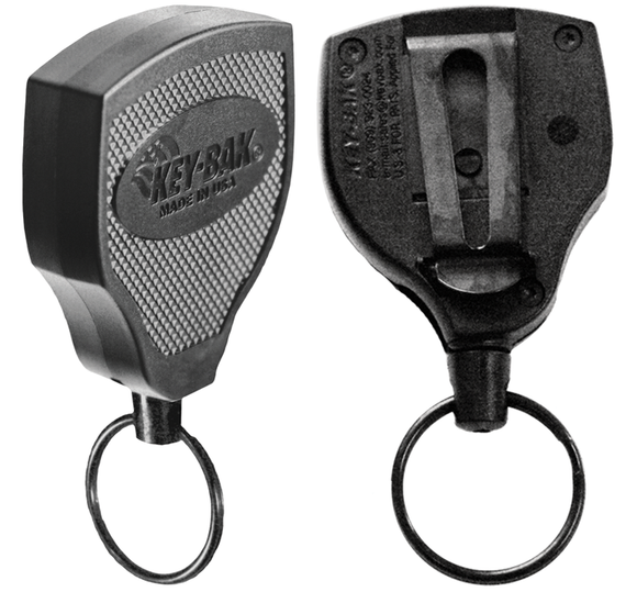 Key-Bak RP650S48803 Model: S48K - Super 48" Kevlar Cord Key Reel with Belt Clip - Kevlar Cord - Split Ring Attachment