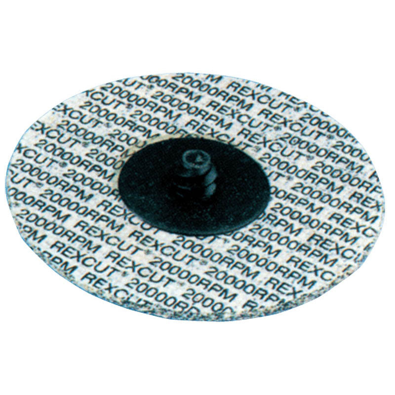 Rex Cut RX413054 3"-54 Grit - Aluminum Oxide - Roll-On Quick Change Disc
