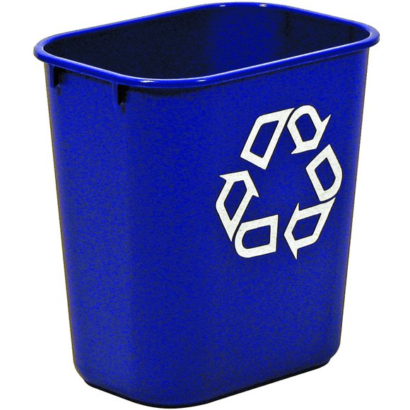 Rubbermaid RZ55295573 13 5/8 Quart - Deskside Recycling Basket