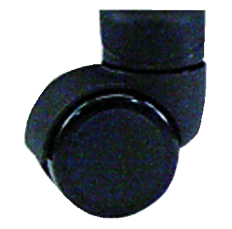 Brewer Design SA40CS5 Black Dual wheel nylon casters (set of 5) w/soft polyurethane treads for universal use.