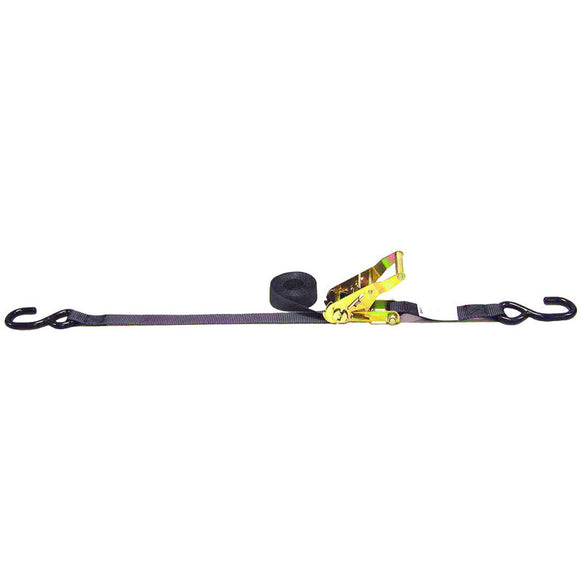 Lift-All SE8560103 Load Binder - 1" x 10 feet - Open Hook Ratchet Buckle Style