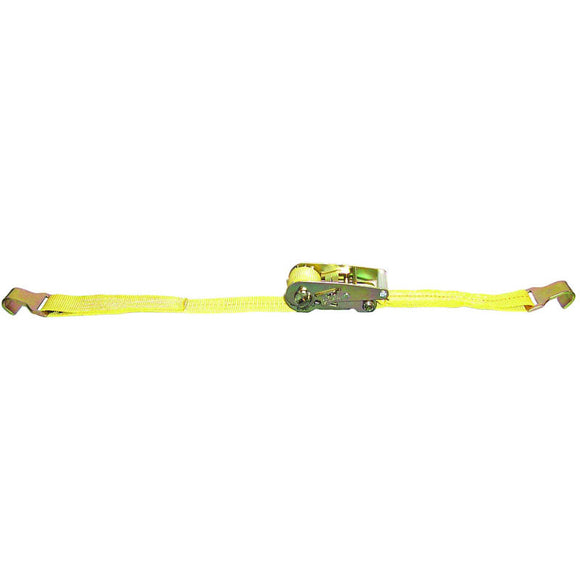 Lift-All SE8560507 Load Binder - Model 60507; 2" x 27 feet; Twisted Snap Hook Ratchet Buckle Style