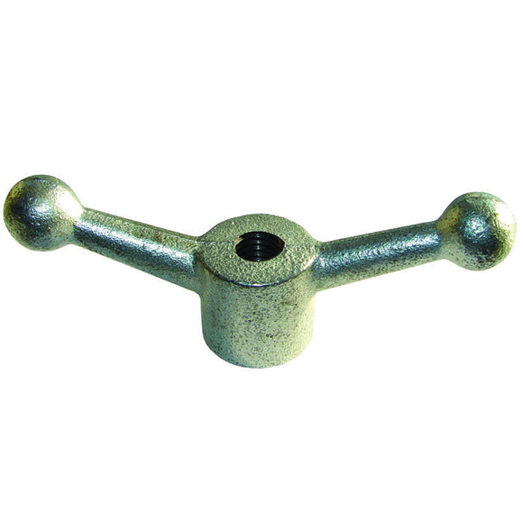 Morton SG80BH101 Cast Iron Ball Handles - .499'' Reamed Hole, 4-3/4'' Width, 2-1/4'' Overall Height, 1-3/8 Hub Height