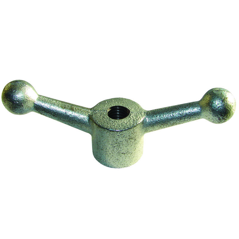 Morton SG80BH308 Cast Iron Ball Handles - 3/4-10'' Threaded Hole, 8'' Width, 2-15/16'' Overall Height, 1-3/4 Hub Height