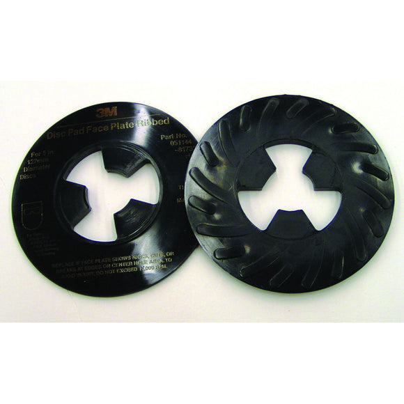 3M TM1181733 3M Disc Pad Face Plate Ribbed 81733 5" Hard Black