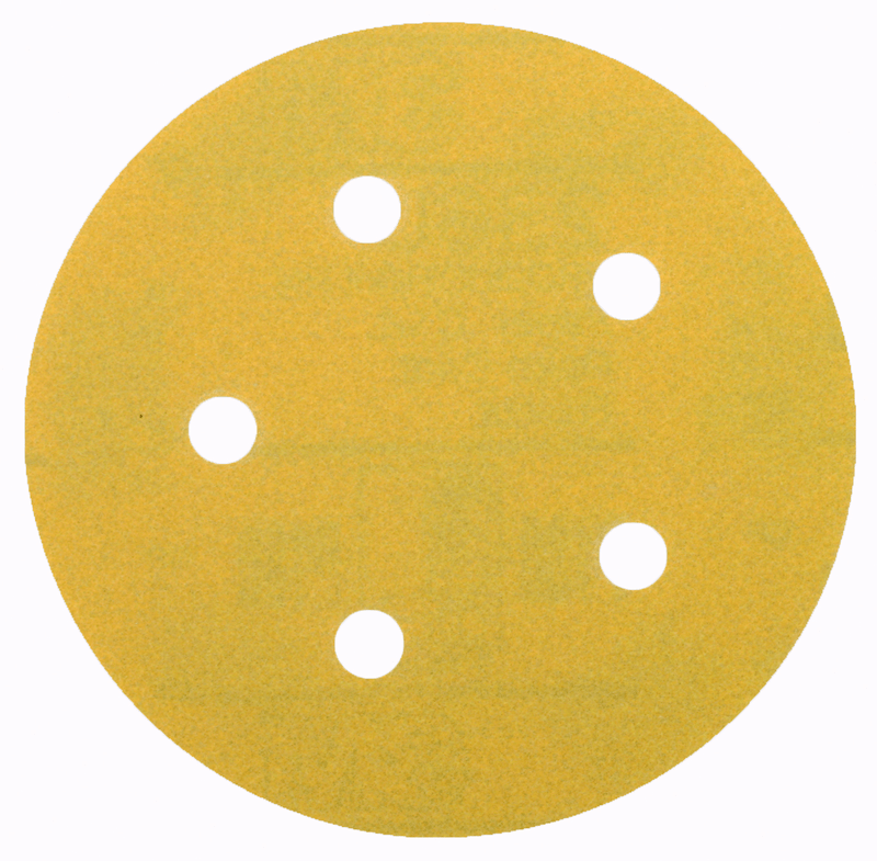 3M TM1186249 3M Hookit Paper Disc 216U P320 A-weight 5" x NH D/F 5HL Die 500FH