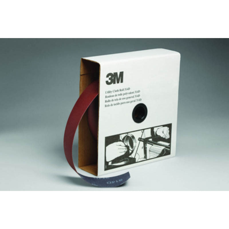 3M TM1219814 3M Utility Cloth Roll 314D P400 J-weight 2" x 50 yd