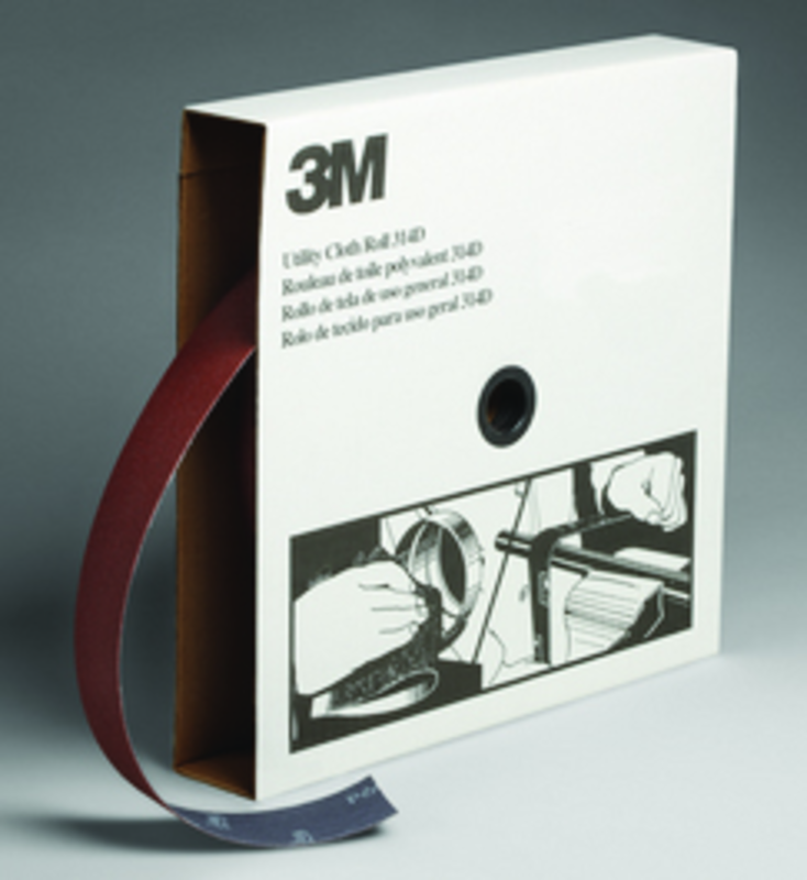 3M TM1219825 3M Utility Cloth Roll 314D P50 X-weight 2" x 50 yd