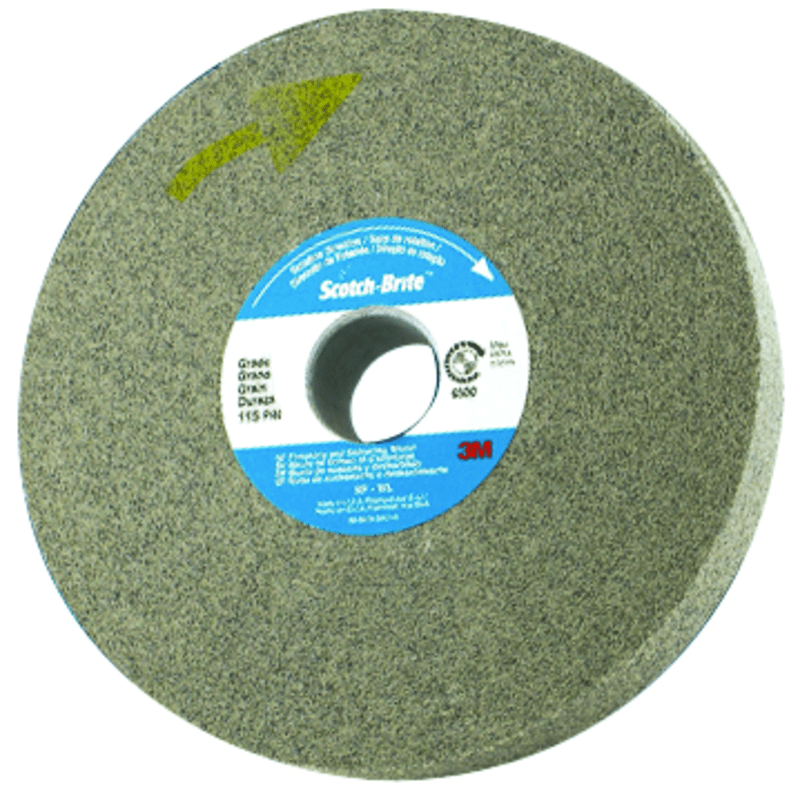 3M TM2333174 Scotch-Brite SF Finishing and Deburring Wheel SF-WL 8S Fine 6" x 1/2" x 1"