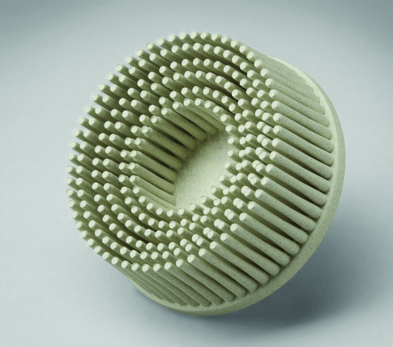 3M TM3118733 Scotch-Brite Roloc Bristle Disc RD-ZB 120 TR White 2" x 5/8" Tapered