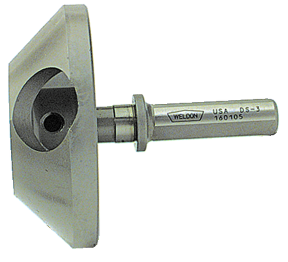 Weldon BB40DB64 0 FL-1-1/16-2" Dia-90° Removable Shank Deburring Tool