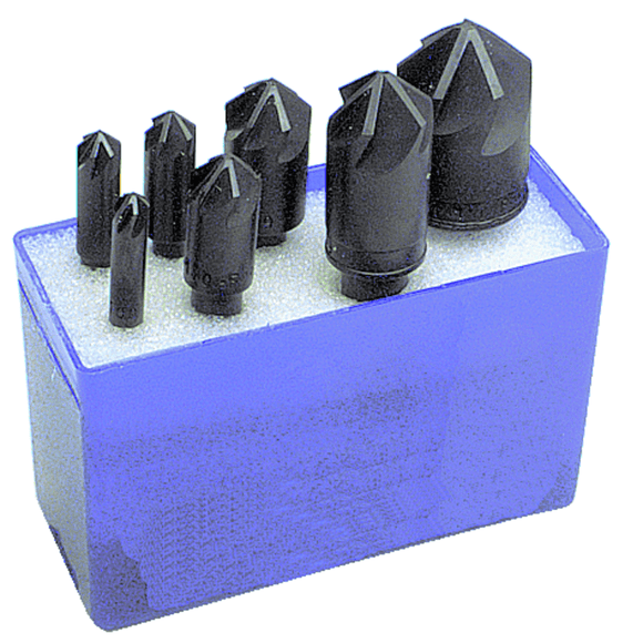 M A Ford BC7579003 4 Pc. HSS 60 Degree Chatterless Countersink Set Alternate Manufacture # 790 Degree