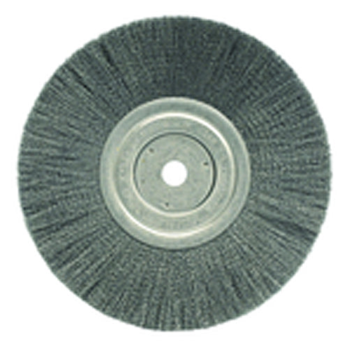 Weiler MK5101165 8" Diameter-5/8" Arbor Hole - Crimped Steel Wire Straight Wheel