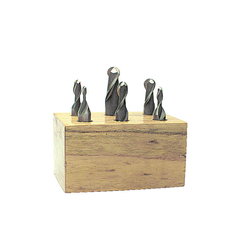 ProCut DB50BNS6S 6 Pc. HSS Double-End End Mill Set