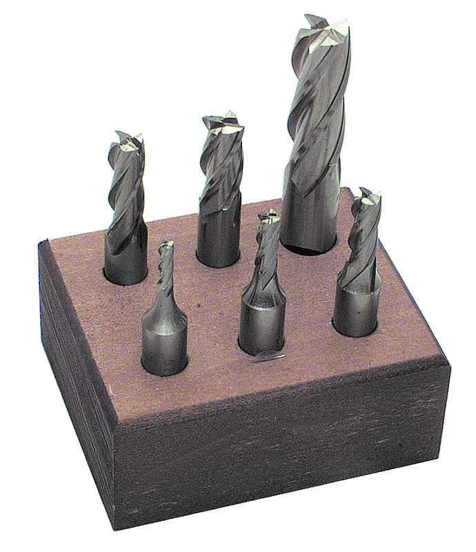 ProCut II DB50PG6S 6 Pc. HSS Single-End End Mill Set