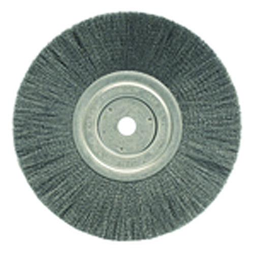Weiler MK5101175 8" Diameter-5/8" Arbor Hole - Crimped Steel Wire Straight Wheel