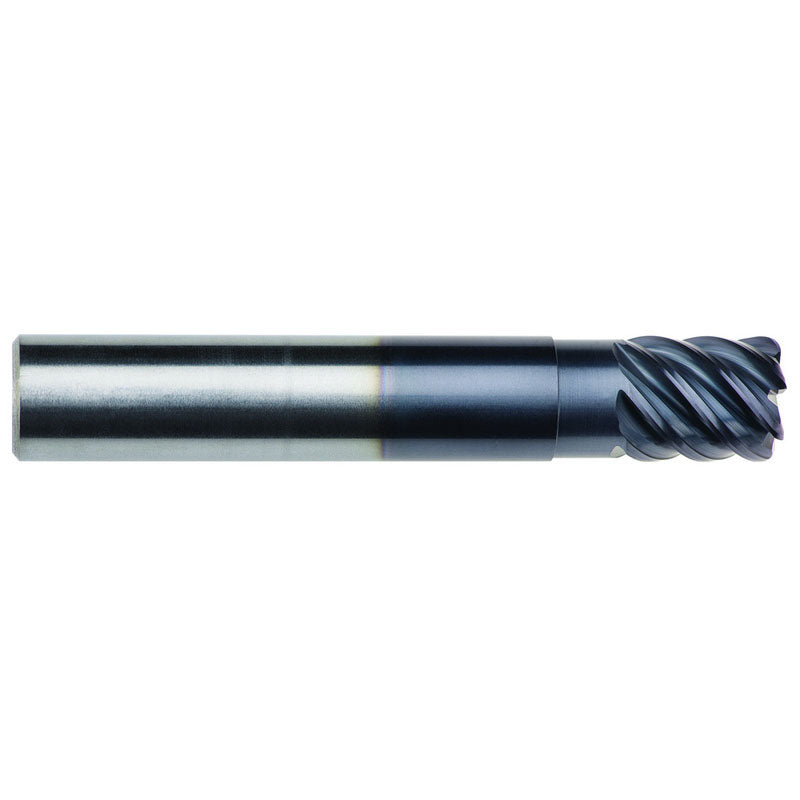 Imco DD4069493 3/16" x 3/16" x 3/8" x 3" LBS=1-3/8 AlTiNX M725N 5F .015R SX Omega-6 Mill