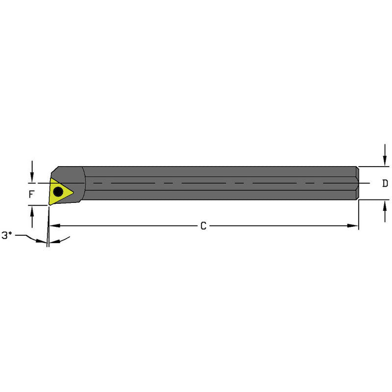 Ultra-Dex FG551406 S10Q STUCR2 Steel Boring Bar