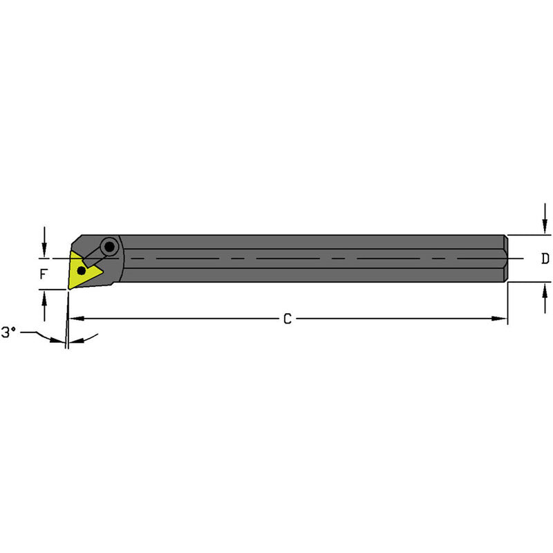 Ultra-Dex FG551511 S24U MTUNR4 Steel Boring Bar