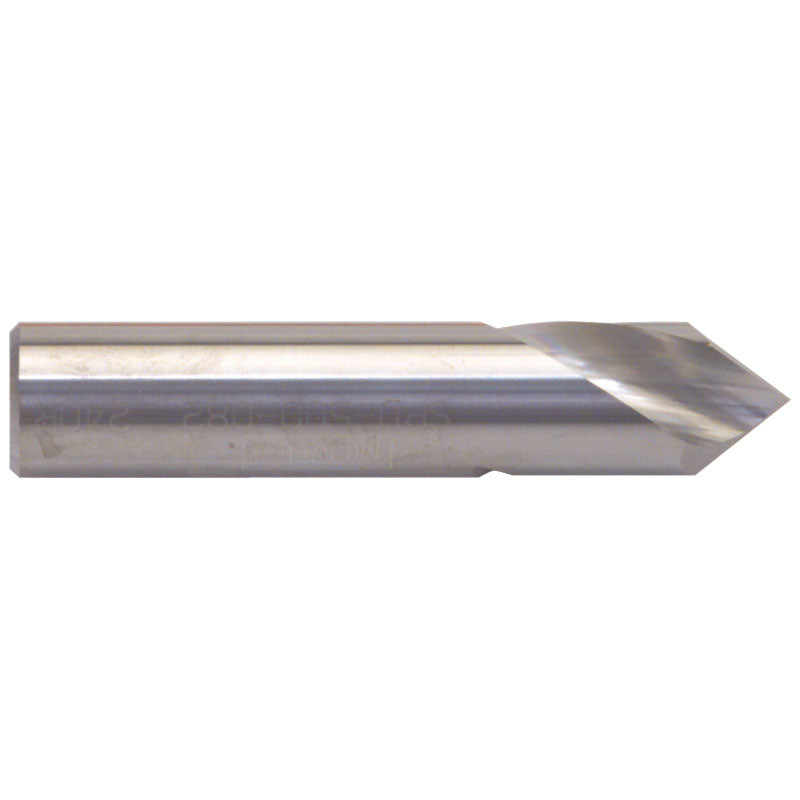 Micro 100 GE45SPD375090 3/8" x 2" OAL 90 Degree Carbide Spotting and Center Drills Bright