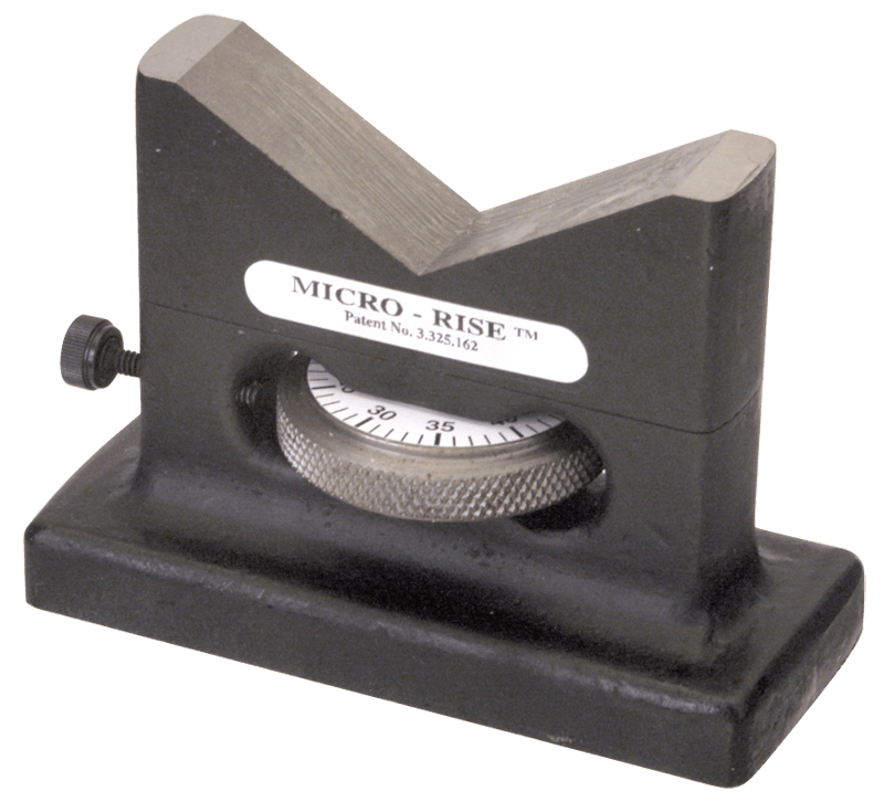 Flexbar GG4516507 Micro-Rise V-Block with Clamps - Vee Accepts - 3/8" to 5" Diameters