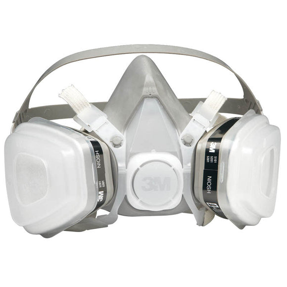 3M KB3552P71 3M Half Facepiece Disposable Respirator Assembly 52P71 Organic Vapor/P95 Respiratory Protection Medium