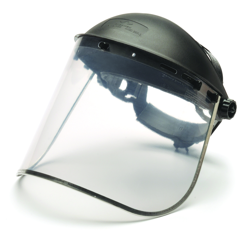 Pyramex KB54S1040 ALUMINUM BOUND FACE SHIELD