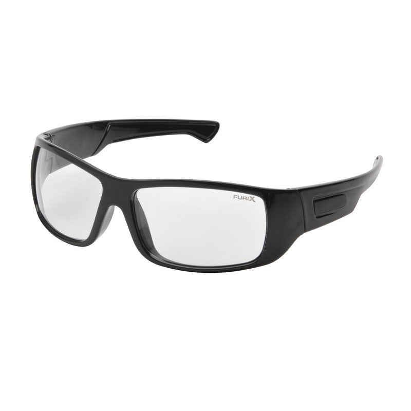 Pyramex KB54SB8510DT FURIX BLACK FRAME CLEAR ANTIFOG LENS