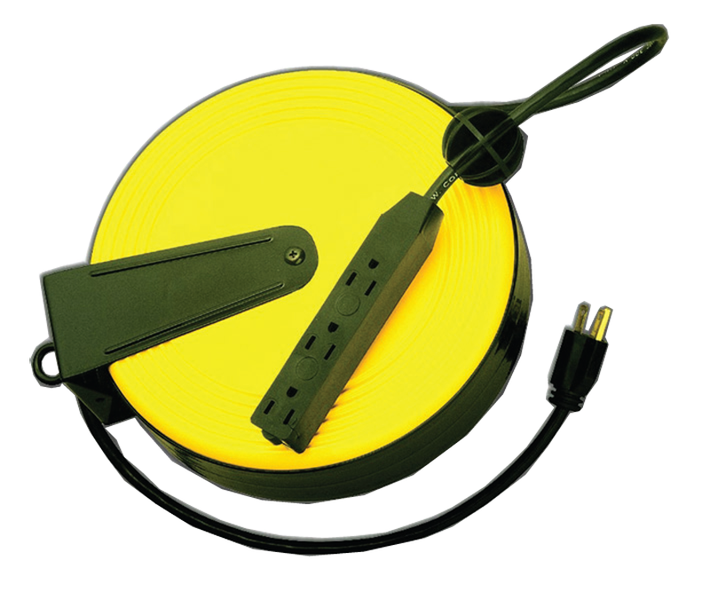 Bayco KE58SL800 30FT, 3-TAP, 16/3 SJT - Cord Reel