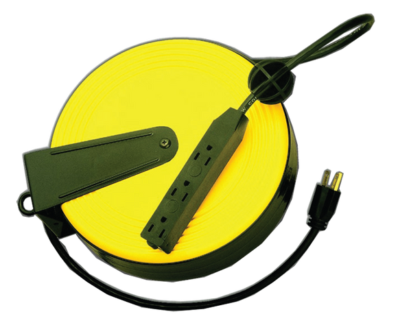 Bayco KE58SL800 30FT, 3-TAP, 16/3 SJT - Cord Reel