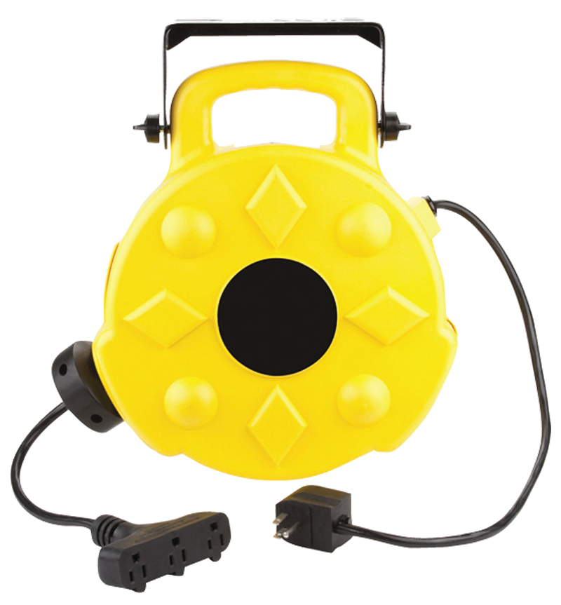 Bayco KE58SL8903 50FT, 3-TAP, 14/3 SJTW - Cord Reel