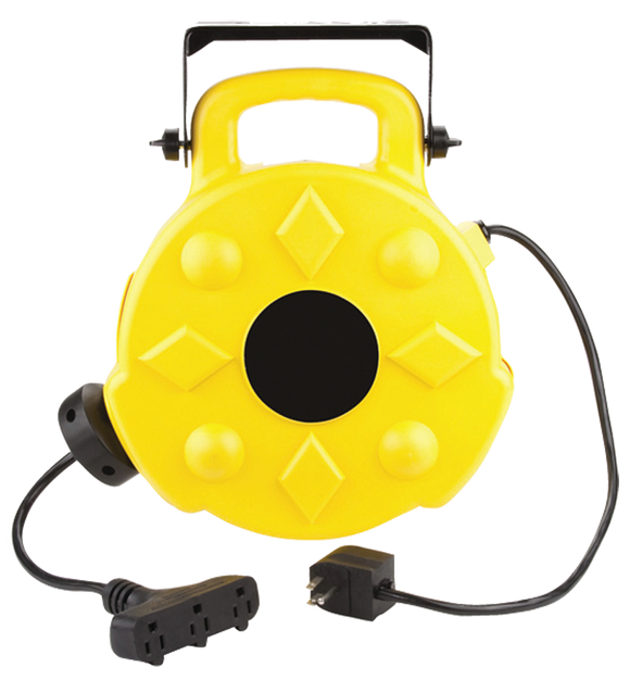 Bayco KE58SL8903 50FT, 3-TAP, 14/3 SJTW - Cord Reel