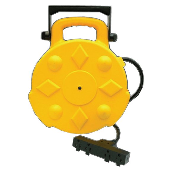 Bayco KE58SL8904 50FT, 4-TAP, 12/3 SJTW - Cord Reel