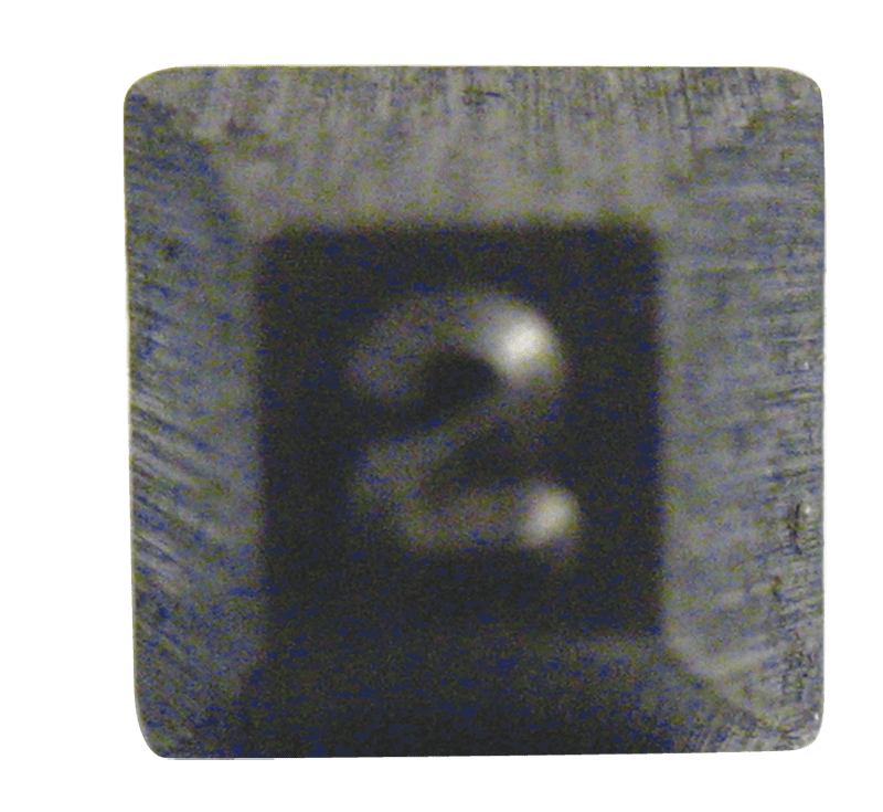 Young Bros. KF50RE116W Individual Reversed Steel Stamp - 1/16" Type Size (Letter W)