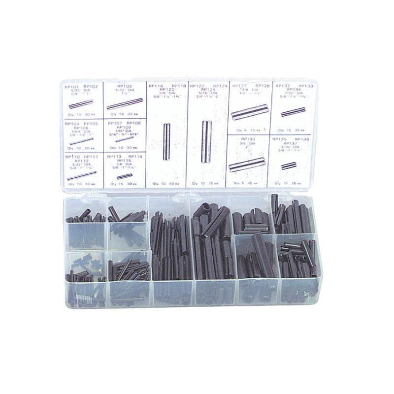 Generic USA KL55RP99 315 Pieces - Roll Pin Assortment-5/32"-3/16" Diameter