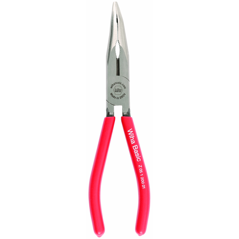 Wiha KN5432625 8" EX LNG BENT NEEDLE NOSE PLIER