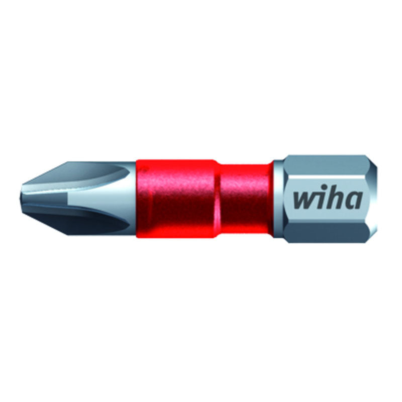 Wiha KN5476802 Terminator Impact Insert Bit Phillips #2 x 29mm (2 Bit Pack)