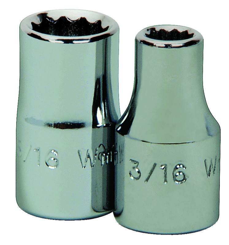 Williams KP3030206 1/4 DR 3/16 STD 12PT SKT