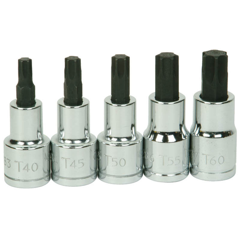 Williams KP3032908 5PC 1/2 DR TORX SOCKET SET