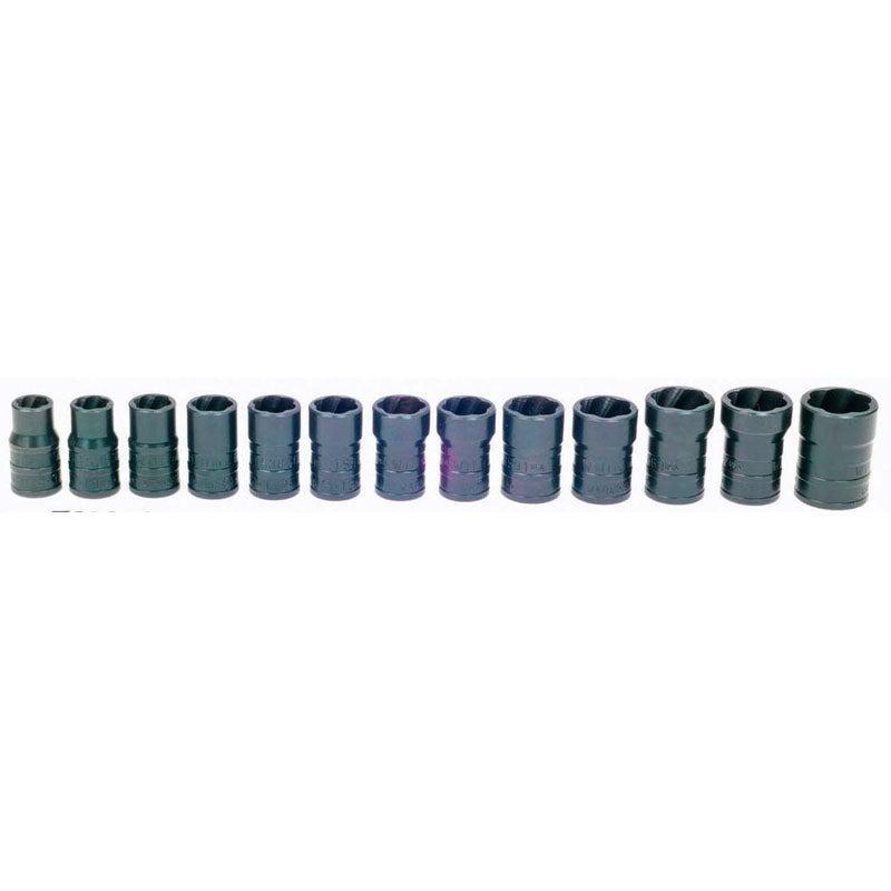 Williams KP30TSCS3813 13PC TURBO SOCKET SET 3/8 DR